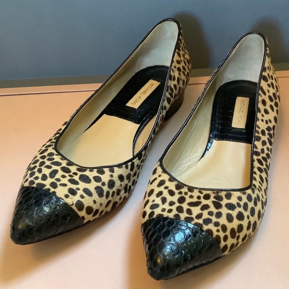 Michael Kors Cheetah Spot Flats